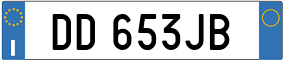 Truck License Plate